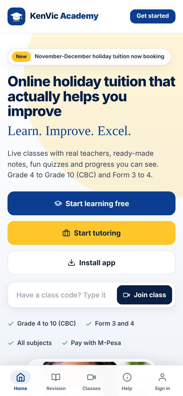 Screenshot: Tap "Install app"