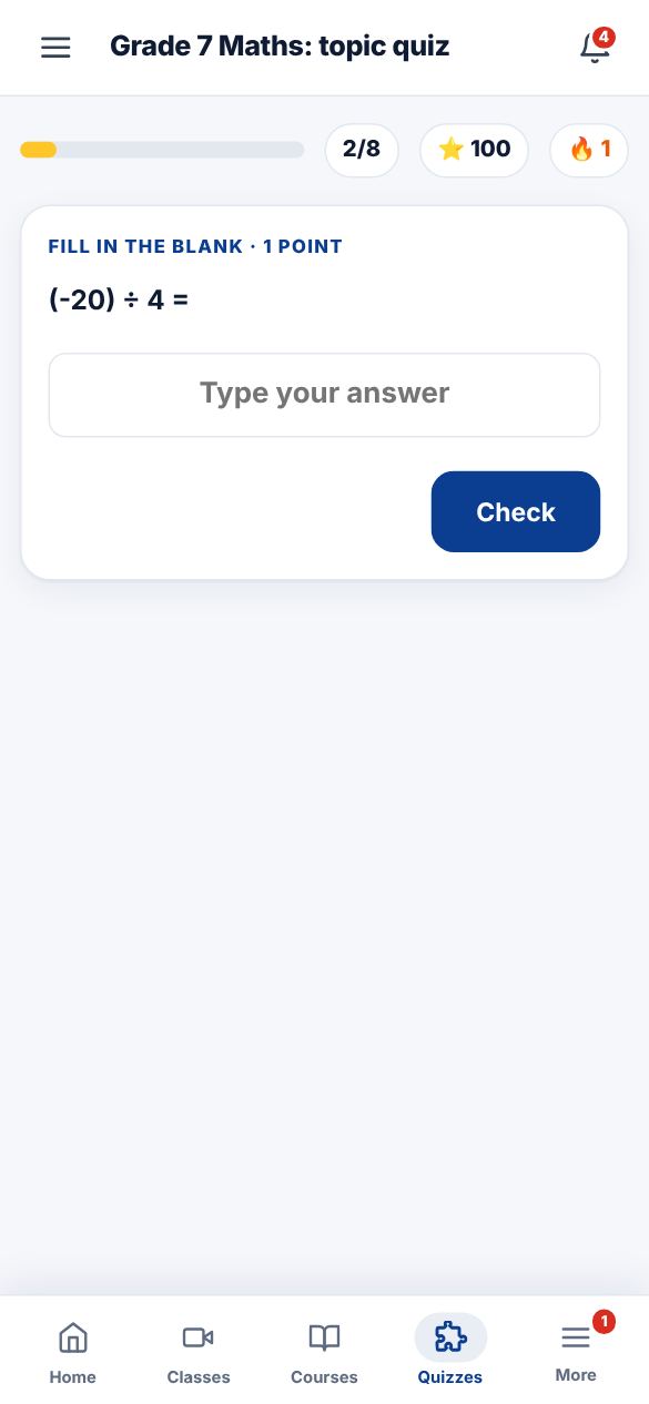 Screenshot: Answer and learn
